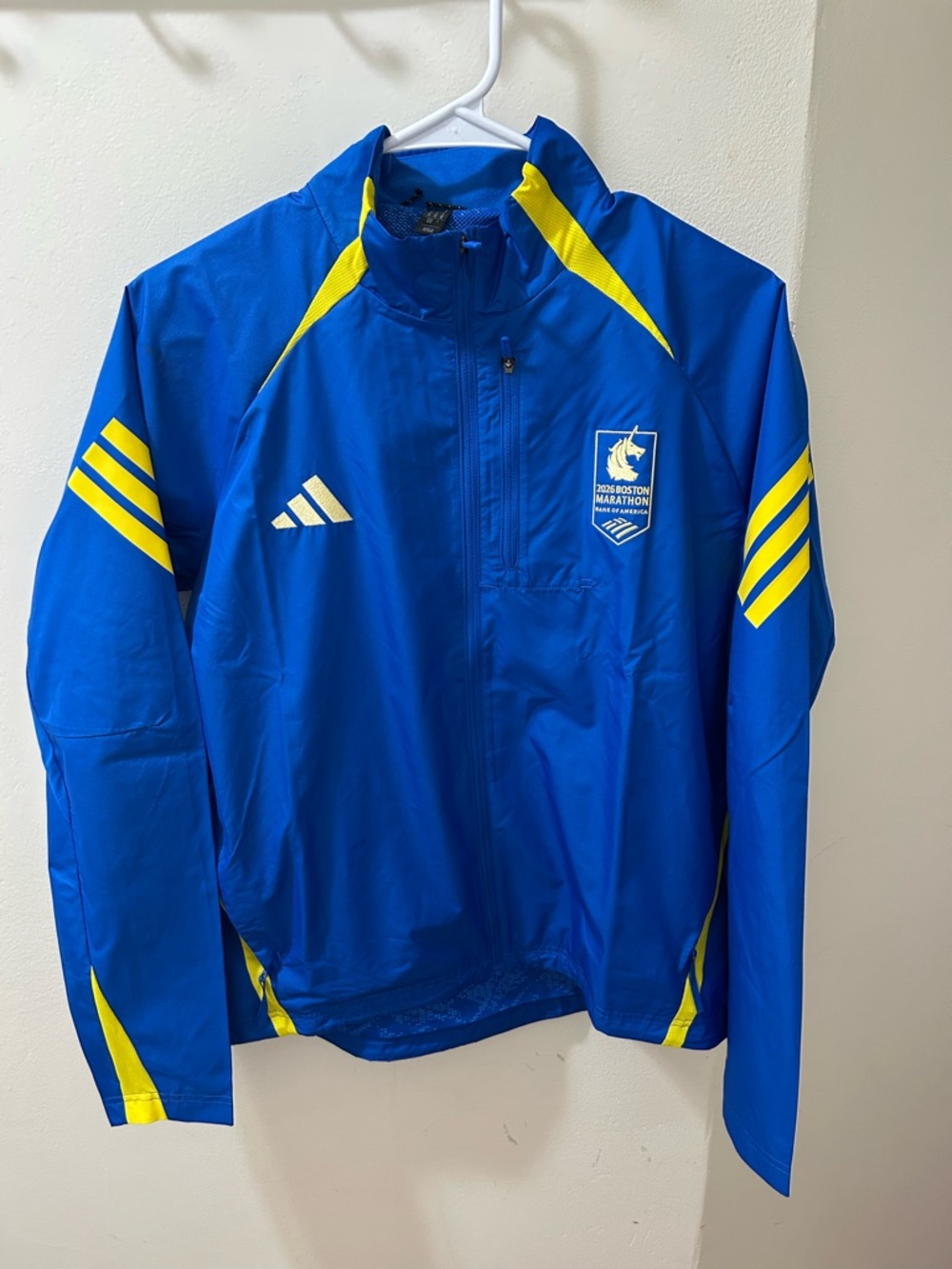 adidas 2026 Boston Marathon Windbreaker Jacket